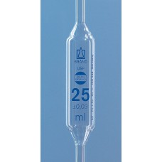 PIPETA VOLUMÉTRICA CLASSE AS USP 30 mL GRAVAÇÃO EM ESMALTE AZUL BRAND