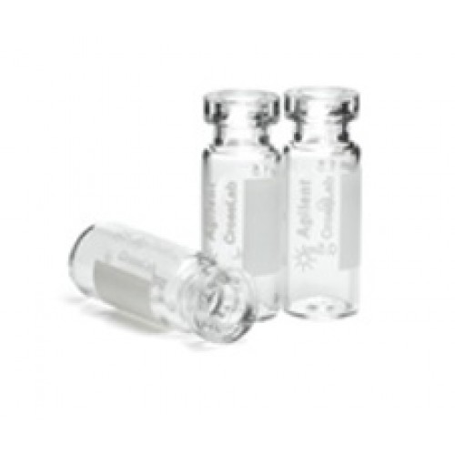 VIAL 2ml AMBAR LACRÁVEL AREA P/IDENT (11mm EMB C/ 100 UND) AGILENT VIAL 2ml AMBAR LACRÁVEL AREA P/IDENT (11mm EMB C/ 100 UND) AGILENT