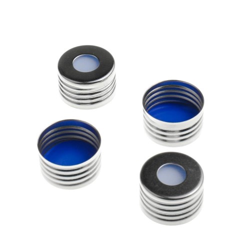 TAMPA P/ VIAL 18mm ROSCA MAGNETICA E SEPTO PTFE/SILICONE - 100 UND TAMPA P/ VIAL 18mm ROSCA MAGNETICA E SEPTO PTFE/SILICONE - 100 UND