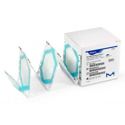 MEMB. FILTRAÇÃO MISTURA ESTERES HA DIAM. 47mm PORO 0,45um EZ-PAK MILLIPORE (EMB/600 UND) MEMB. FILTRAÇÃO MISTURA ESTERES HA DIAM. 47mm PORO 0,45um EZ-PAK MILLIPORE (EMB/600 UND)