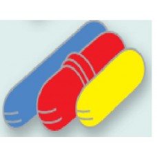 BARRAS MAGNÉTICAS COLORIDAS 9x25mm (VERMELHO) FISATOM