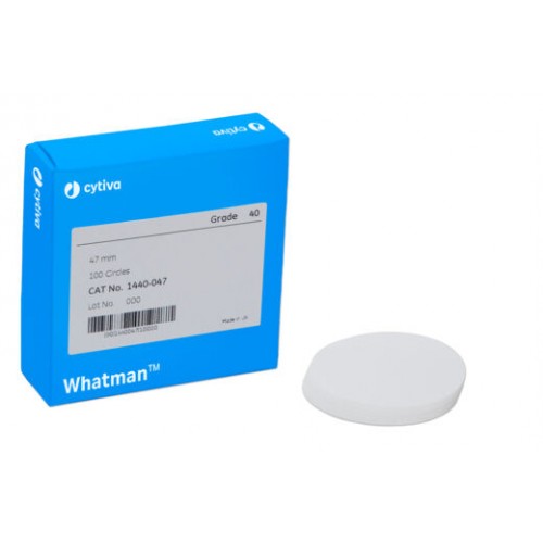 PAPEL FILTRO QUANTITATIVO GR 40 90 mm FAIXA BRANCA WHATMAN™ (CYTIVA) - CX/100 UND PAPEL FILTRO QUANTITATIVO GR 40 90 mm FAIXA BRANCA WHATMAN™ (CYTIVA) - CX/100 UND