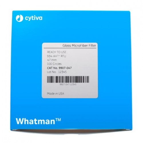 PAPEL FILTRO MICROFIBRA DE VIDRO 934-AH RTU 47 MM WHATMAN™ (CYTIVA) - CX/100 UND PAPEL FILTRO MICROFIBRA DE VIDRO 934-AH RTU 47 MM WHATMAN™ (CYTIVA) - CX/100 UND