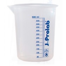 BEAKER EM PP 600ml FORMA BAIXA