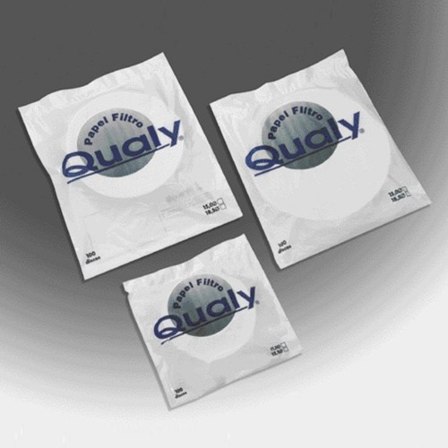 PAPEL FILTRO QUALITATIVO 80g 110 mm - CX/100 UND PAPEL FILTRO QUALITATIVO 80g 110 mm - CX/100 UND