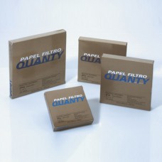 PAPEL FILTRO QUANTITATIVO  FAIXA  AZUL 125mm (CX. C/100 UND)