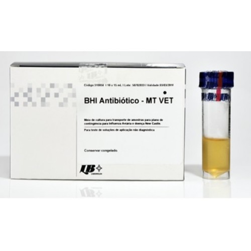 BHI ANTIBIOTICO-MT VET 15mL LABORCLIN (CX C/ 10 TUBOS) BHI ANTIBIOTICO-MT VET 15mL LABORCLIN (CX C/ 10 TUBOS)