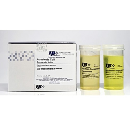 COLI-COMPARADOR DE COR AQUATESTE LABORCLIN (FRASCO 100 mL) COLI-COMPARADOR DE COR AQUATESTE LABORCLIN (FRASCO 100 mL)
