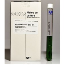 BRILLIANT GREEN 5% TUBO 16X150MM 10mL LABORCLIN (CX/ 10 TUBOS)
