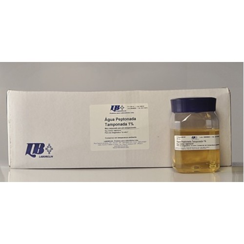 AGUA PEPTONADA 1% TAMPONADA 225mL LABORCLIN (CX C/ 10 FRASCOS) AGUA PEPTONADA 1% TAMPONADA 225mL LABORCLIN (CX C/ 10 FRASCOS)