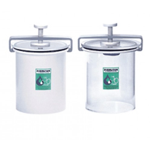 JARRA ANAEROBIOSE ACRÍLICA 2,5L C/ SUPORTE EM INOX PERMUTION JARRA ANAEROBIOSE ACRÍLICA 2,5L C/ SUPORTE EM INOX PERMUTION