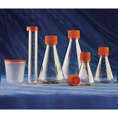 ERLENMEYER 500ml EM PLÁSTICO PARA CULTURA VENT CAP DIV. 50ml ESTÉRIL DIÂMETRO BOCA 43mm (EMB) CORNING ERLENMEYER 500ml EM PLÁSTICO PARA CULTURA VENT CAP DIV. 50ml ESTÉRIL DIÂMETRO BOCA 43mm (EMB) CORNING