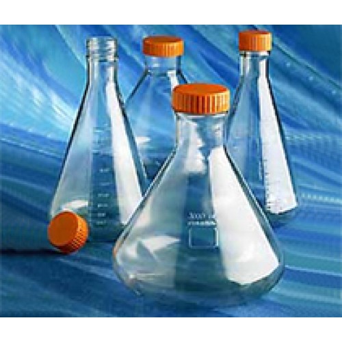 ERLENMEYER 2000ml EM PLÁSTICO PARA CULTURA VENT CAP ESTÉRIL BOCA 48mm (CERTIFICADO APIROGENICO) EMB - CORNING ERLENMEYER 2000ml EM PLÁSTICO PARA CULTURA VENT CAP ESTÉRIL BOCA 48mm (CERTIFICADO APIROGENICO) EMB - CORNING