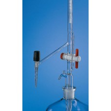 BURETA   25ml AUTOMÁTICA PELLET CLASSE A TORNEIRA EM TEFLON (LAT./INTERMED.) SEM FRASCO, DIV.0,05ml  BRAND UND