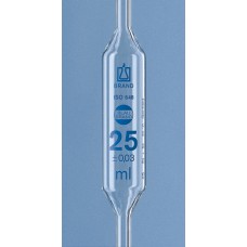 PIPETA VOLUMÉTRICA CL. AS 1 mL ESGOTAMENTO PARCIAL 2 MARCAS BRAND