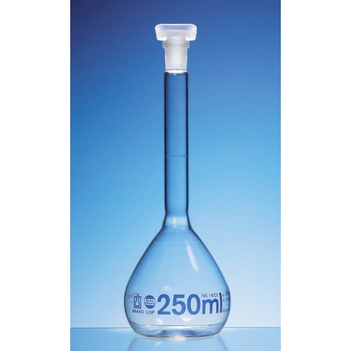 BALÃO VOLUMÉTRICO 10ml EM VIDRO CL. A USP C/ TAMPA EM PP - BRAND BALÃO VOLUMÉTRICO 10ml EM VIDRO CL. A USP C/ TAMPA EM PP - BRAND