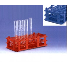 SUPORTE P/ 40 TUBOS DE 20mm EM PP AZUL MARCADOS MARCADO ALFANUMERICAMENTE (RESIST. A ESTERILIZAÇÃO) BRAND SUPORTE P/ 40 TUBOS DE 20mm EM PP AZUL MARCADOS MARCADO ALFANUMERICAMENTE (RESIST. A ESTERILIZAÇÃO) BRAND