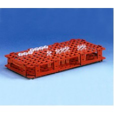 SUPORTE P/ 128 TUBOS DE REAÇÃO (TIPO EPPENDORF 1,5ml) EM PP AUTOCLAVÁVEL BRAND