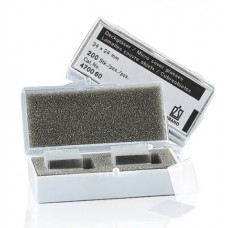 LAMÍNULA 18X18mm EM VIDRO BOROSSILICATO  BRAND (EMB C/ 1.000 UND)