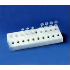 SUPORTE P/ 20 TUBOS DE REAÇÃO 1,5ml (EPPENDORF) BRAND 210X70X37mm RESIST. A ESTERILIZAÇÃO POR VAPOR