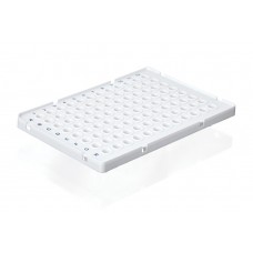 PLACA 96 POÇOS EM PP 150 uL P/ PCR TEMPO REAL MEIA BORDA BRANCA S/ TAMPA BRAND (EMB/50 UND)