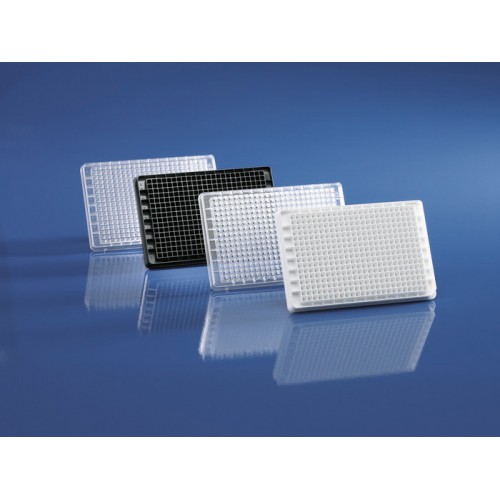PLACA 384 POÇOS PUREGRADE FUNDO PLANO PS SEM TAMPA, PRETA COM FUNDO TRANSPARENTE, NÃO ESTERIL, 120 µl (EMB C/ 50) BRAND PLACA 384 POÇOS PUREGRADE FUNDO PLANO PS SEM TAMPA, PRETA COM FUNDO TRANSPARENTE, NÃO ESTERIL, 120 µl (EMB C/ 50) BRAND