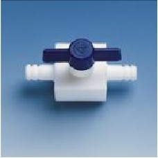 TORNEIRA RETA EM PTFE P/ MANGUEIRAS DIAM.INT.6mm BRAND