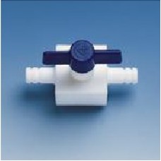 TORNEIRA DE 2 VIAS EM PTFE 8mm BRAND