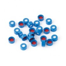 TAMPA P/ VIAL 9mm AZUL EM PP C/ SEPTO PTFE/SIL VERM. RESTEK (EMB. 1000 UND)