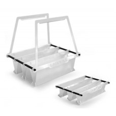 KIT RACK POLYPRO PEQ. 12 X 9.72 X 4.6 POL. C/ SACOS ESTEREIS (1650ml) LABPLAS