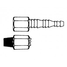 CONECTOR DE MANGUEIRA EM ACO INOX CONEXAO 1/4 NPTM DIAM. INT. 1/2  MILLIPORE - 02 UND