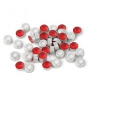 TAMPA P/ VIAL 11mm LACRE SEPTO PTFE/SILICONE RESTEK (EMB. 100 UND)